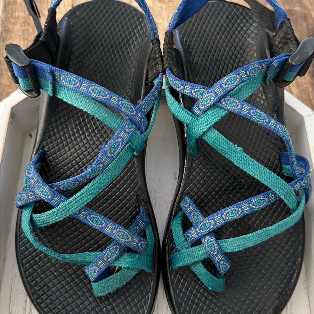 Teal and Blue Chacos size 8 **FREE SHIPPING**